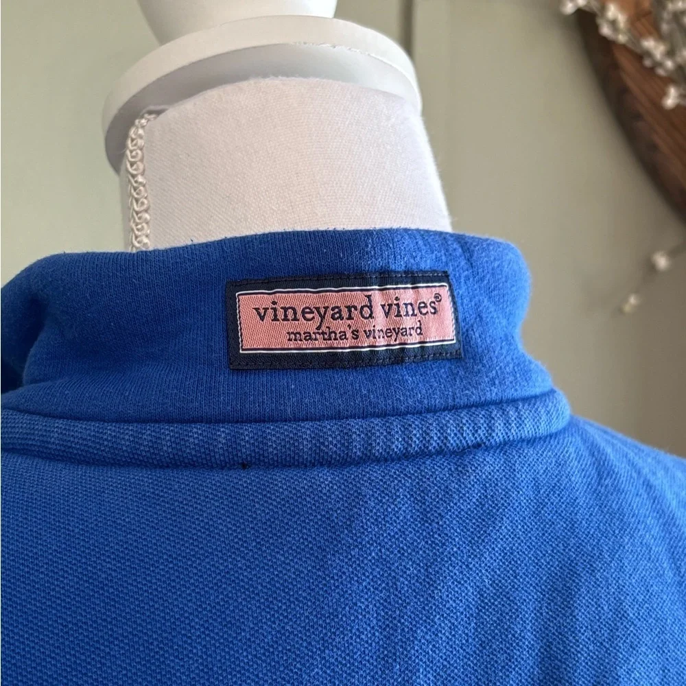 Vineyard Vines Men's Royal Blue Quarter Zip Sweater size XS